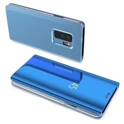 Telefontok Samsung Galaxy A70 - Kék Clear View Tok-1