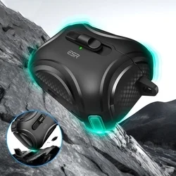 Airpods Pro 2 tartó: ESR CYBER HALOLOCK MAGSAFE AirPods Pro 2 tartó - fekete, karabinerrel-2