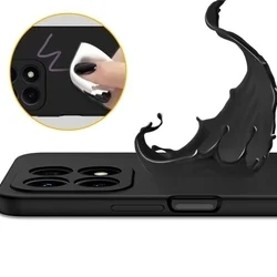 Honor X8a telefontok - PASTEL - fekete szilikon hátlap tok-3