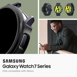 Samsung Galaxy Watch 7 (44 mm) okosóra tok - SPIGEN LIQUID AIR fekete szilikon tok-13