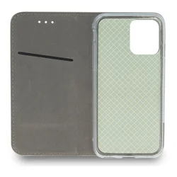 Telefontok Xiaomi Redmi 13 - Smart Magnetic kék szilikon keretes mágneses könyvtok-2