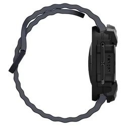 Samsung Galaxy Watch ULTRA 2024 / 2025 (47 mm) okosóra tok - SPIGEN RUGGED ARMOR matt fekete szilikon tok-5