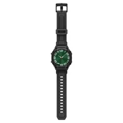 Samsung Galaxy Watch Ultra 2024 / 2025 (47 mm) okosóra szíj+tok - Spigen Rugged Armor - fekete szilikon szíj+tok-9
