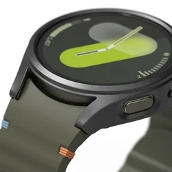 Ringke Slim fekete műanyag védő keret + üvegfólia - Samsung Galaxy Watch7 (44mm) okosórához-3