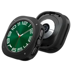 Samsung Galaxy Watch ULTRA 2024 / 2025 (47 mm) okosóra tok - Caseology - matt fekete szilikon tok-1