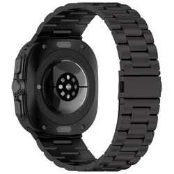 Samsung Galaxy Watch Ultra 2024 / 2025 (47mm) okosóra fémszíj - fekete fémszíj-1