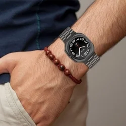 Samsung Galaxy Watch Ultra 2024 / 2025 (47mm) okosóra fémszíj - fekete fémszíj-3