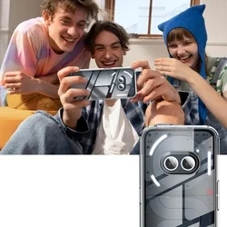 Telefontok Nothing Phone (2a) Plus - átlátszó szilikon hátlap tok-1