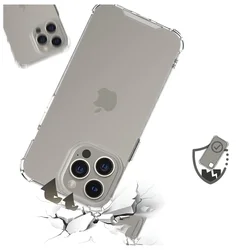 iPhone 16 Pro Max telefontok - ütésálló átlátszó hátlap tok ﻿-2