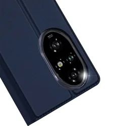 Honor 200 Pro 5G telefontok - Dux Ducis kék könyvtok-3