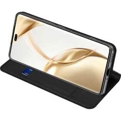 Honor 200 Pro 5G telefontok - Dux Ducis fekete könyvtok-5