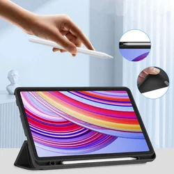 Tablettok Xiaomi Redmi Pad Pro (12,1 coll) - fekete smart case, ceruza tartóval-4