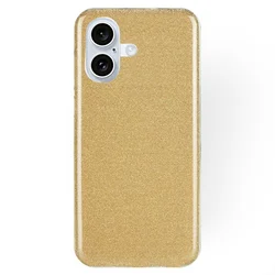 iPhone 16 telefontok - Arany Shiny hátlap tok-1