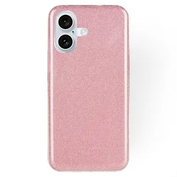 iPhone 16 Plus telefontok - Pink Shiny hátlap tok-1