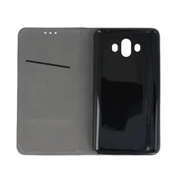 Telefontok Xiaomi Mi 9 - Magnetic fekete szilikon keretes mágneses könyvtok-3