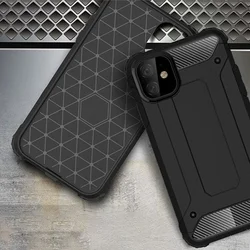 Telefontok iPhone 16 - Defender II fekete ütésálló hátlap tok-3