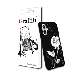 iPhone 16 telefontok - Graffiti No.217 mintás szilikon tok-2