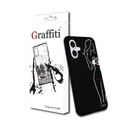 iPhone 16 telefontok - Graffiti No.227 mintás szilikon tok-2