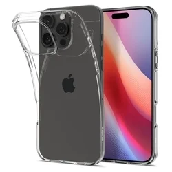 Telefontok iPhone 16 Pro Max - SPIGEN Liquid Crystal Clear - átlátszó hátlap tok-3