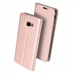 Telefontok Samsung Galaxy A30 / Galaxy A20 - Dux Ducis rosegold flipcover tok-1