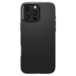 Telefontok iPhone 16 Pro Max - SPIGEN LIQUID AIR - fekete szilikon tok-3