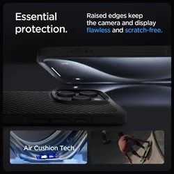 Telefontok iPhone 16 Pro Max - SPIGEN CORE ARMOR - fekete szilikon tok-6