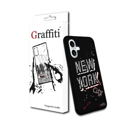 iPhone 16 Plus telefontok - Graffiti No.204 mintás szilikon tok-2