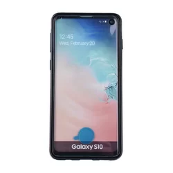 Telefontok Samsung Galaxy S10 - átlátszó előlap + Rose Gold plexi hátlap tok 360°-2