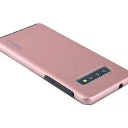Telefontok Samsung Galaxy S10 - átlátszó előlap + Rose Gold plexi hátlap tok 360°-4