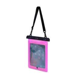 Univerzális akasztós, pink/átlátszó vízálló tok (280x210mm)-1