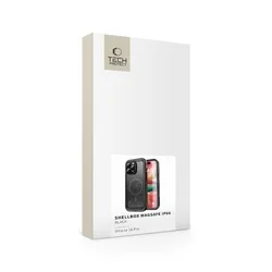 iPhone 16 Pro telefontok - Tech- Protect SHELLBOX - MagSafe kompatibilis, 360°-os, átlátszó/fekete tok-3