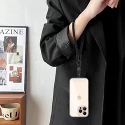 Telefontok: Univerzális - tokba helyezhető csuklópánt - fekete-3