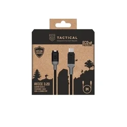 TACTICAL Recce 3.20 - Garmin sportóra töltő, fekete/szürke, Type-C (USB-C) szövet kábellel-2