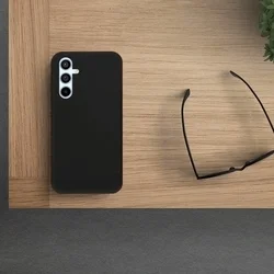 Samsung Galaxy S23 FE 5G Telefontok - fekete szilikon hátlap tok-4