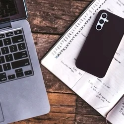 Samsung Galaxy S24 FE telefontok - fekete szilikon hátlap tok-3