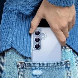 Telefontok Samsung Galaxy S24 FE - átlátszó szilikon hátlap tok-3