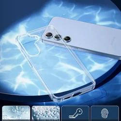 Telefontok Samsung Galaxy S24 FE - átlátszó szilikon hátlap tok-2