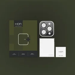 iPhone 16 Pro Max - HOFI kameralencse natúr titán védőkeret-2