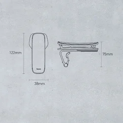 Baseus SUDZ-A01 autóstartó - műszerfalra rögzíthető autóstartó, fekete-6