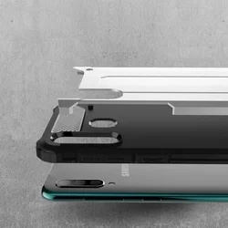 Telefontok Samsung Galaxy A70 - Forcell Defender II kék ütésálló hátlap tok-1
