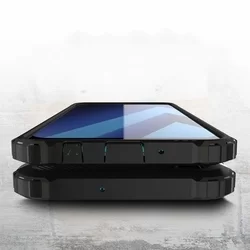 Telefontok Samsung Galaxy A70 - Forcell Defender II kék ütésálló hátlap tok-2