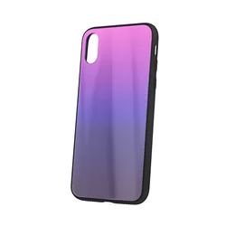 Telefontok Samsung Galaxy A20 - pink-fekete üveg hátlaptok-2