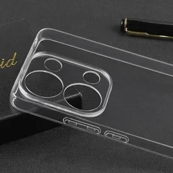 Xiaomi Redmi Note 13 4G / LTE - Vmax Acrylic - átlátszó műanyag hátlap tok, szilikon kerettel-2