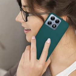 Xiaomi 14T Pro 5G telefontok - zöld szilikon hátlap tok-2