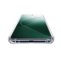 Xiaomi 14T 5G telefontok - ütésálló átlátszó hátlap tok-2