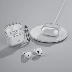 Airpods 4 tartó: AirPods 4 tartó - átlátszó szilikon, fém karabinerrel-5