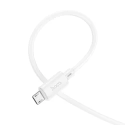 HOCO X88 kábel - USB / MicroUSB fehér kábel, 2,4A-1