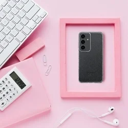 Samsung Galaxy A16 5G telefontok - Glitter - átlátszó csillámos hátlap tok-3