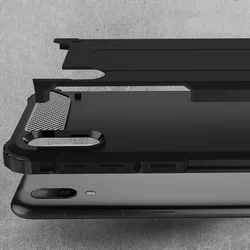 Telefontok Samsung Galaxy M10 - Forcell Defender II fekete ütésálló hátlap tok-5