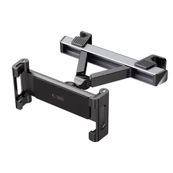 Tech- Protect V3 - fejtámlára rögzíthető, 360 fokban elforgatható fekete tablet tartó ﻿-1